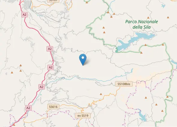 Terremoto in provincia di Cosenza, epicentro Parenti: scossa avvertita anche nel capoluogo