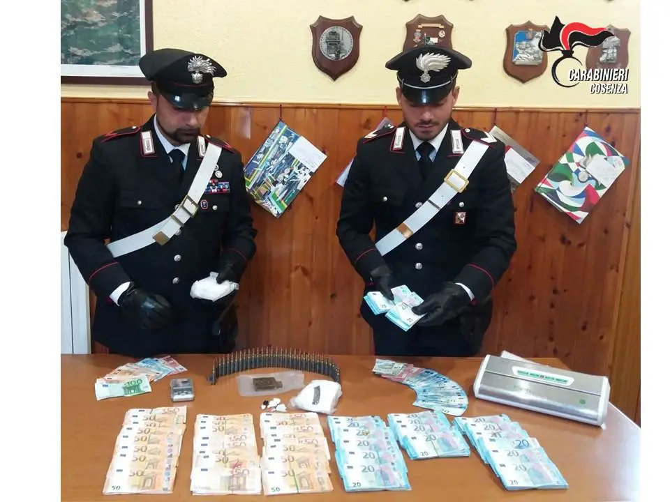 Pedace, deteneva 560 grammi di cocaina in casa: arrestato