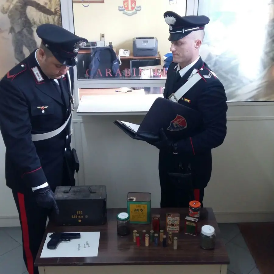 Rocca Imperiale, nascondeva materiale esplosivo tra gli attrezzi da lavoro: arrestato