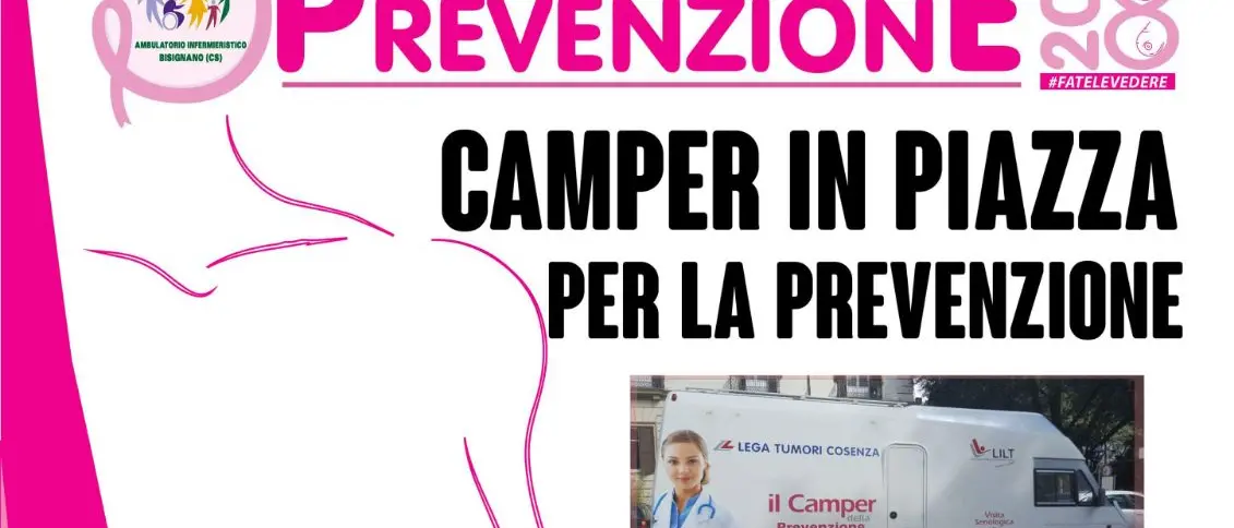 Il camper della prevenzione fa tappa a Spezzano Sila
