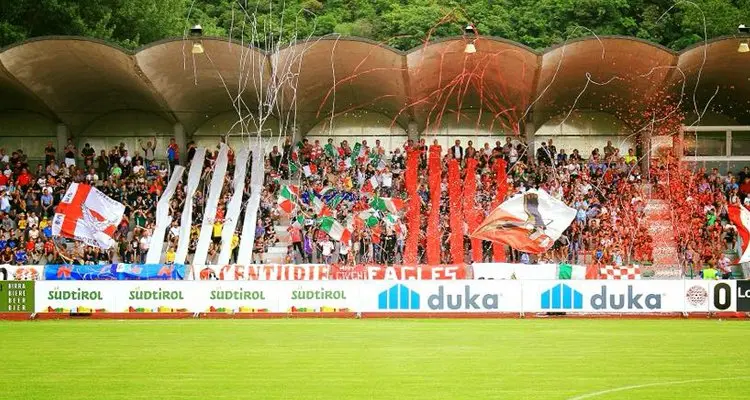 E' il SudTirol la prima semifinalista: Viterbese ko 2-0. Ora Cosenza o Samb
