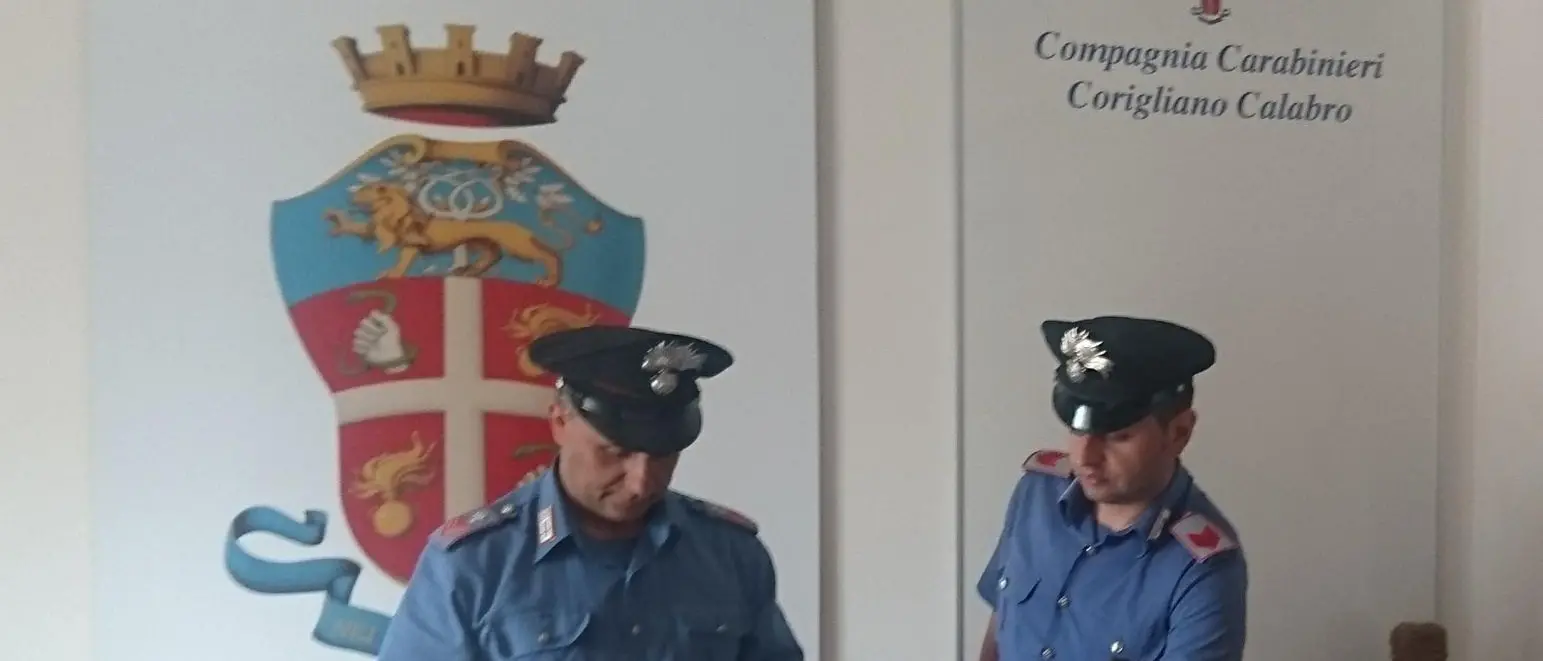Corigliano-Rossano, arresti e denunce dei carabinieri nelle ultime 24 ore