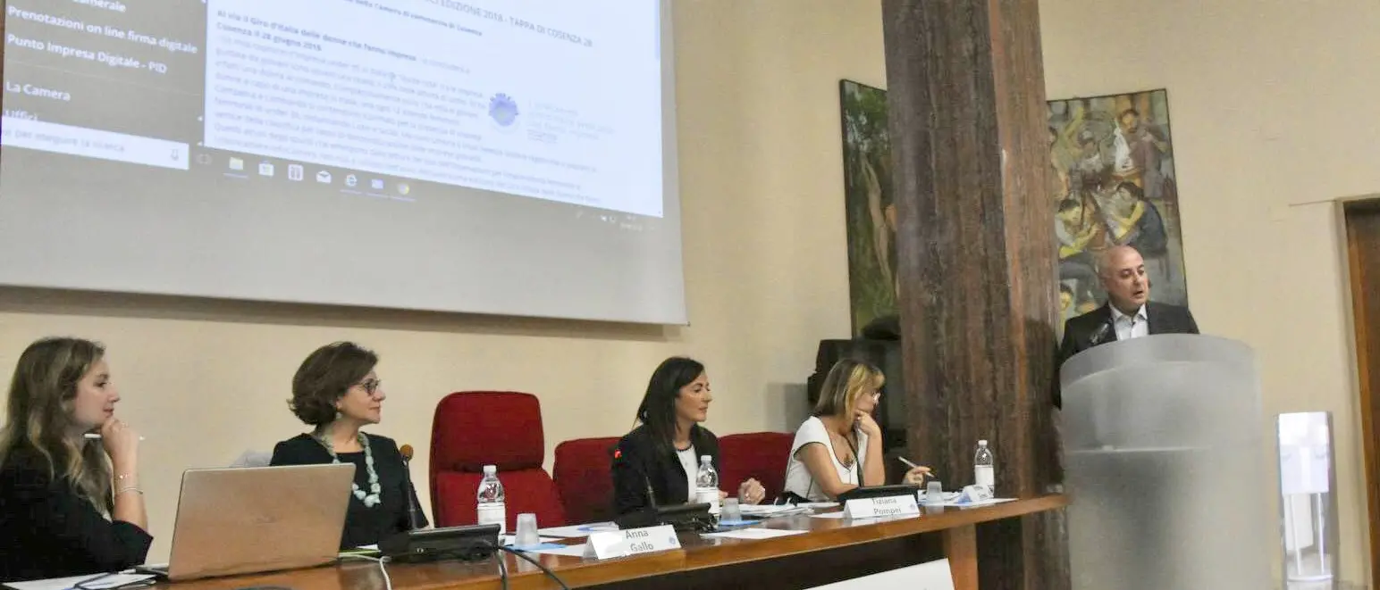 A Cosenza il Giro d'Italia delle donne che fanno impresa