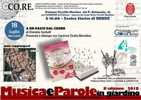\"A un passo dal cuore\" presentato anche nel centro storico di Rende