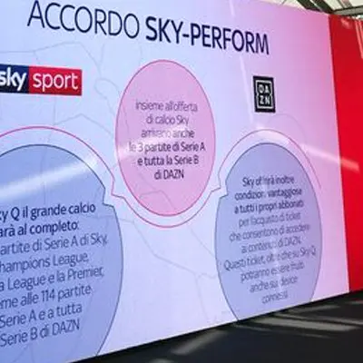 Dazn si accorda con Sky. Ma serve la connessione a internet