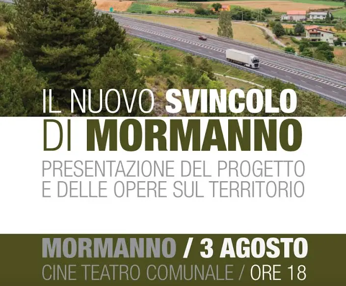 Mormanno, il 3 agosto sarà presentato il nuovo svincolo autostradale