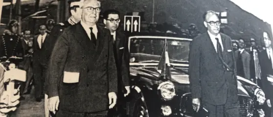 Genova, ponte \"Morandi\" crollato: fu inaugurato da Saragat e Mancini