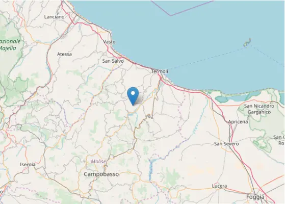 Forte scossa di terremoto in Molise, sisma di 4.6: paura tra i cittadini