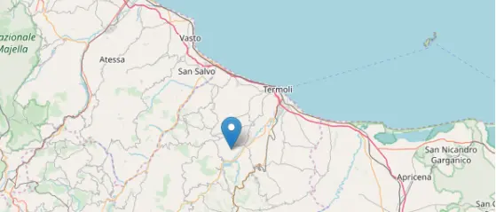 Forte scossa di terremoto in Molise, sisma di 4.6: paura tra i cittadini