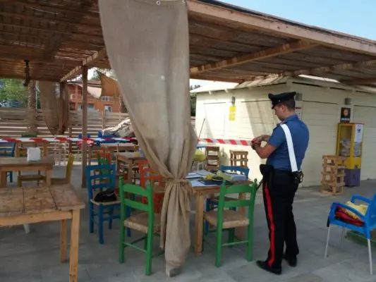 Corigliano Rossano, sequestrati lidi abusivi: le foto dei sigilli