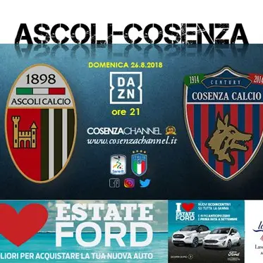 Ascoli-Cosenza: le probabili formazioni