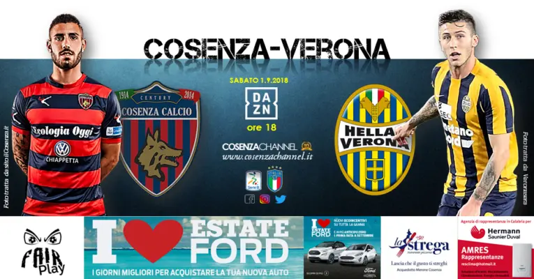 Cosenza-Verona: le probabili formazioni