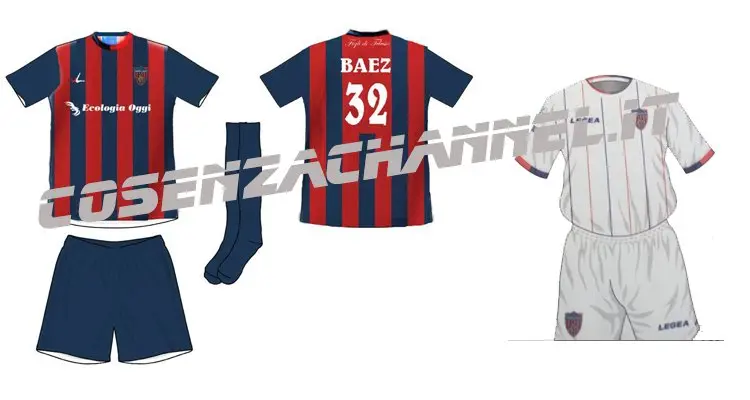 Cosenza, ecco le nuove maglie di gioco