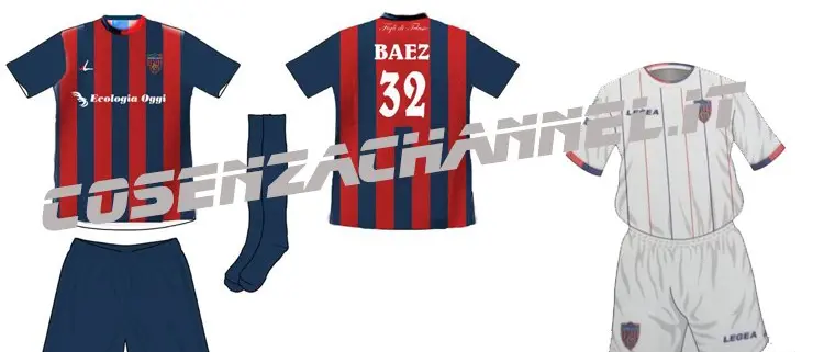 Cosenza, ecco le nuove maglie di gioco