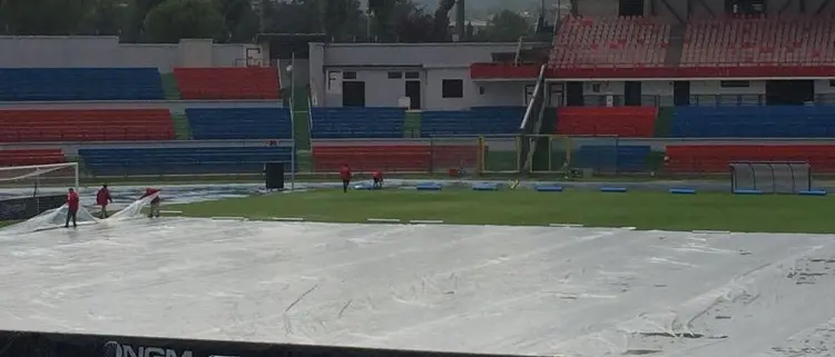 Acquazzone su Cosenza, operai a lavoro per preservare il terreno del Marulla