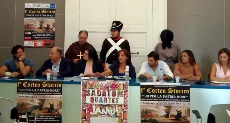 Tutto pronto a Rovito per la fucilazione dei Fratelli Bandiera