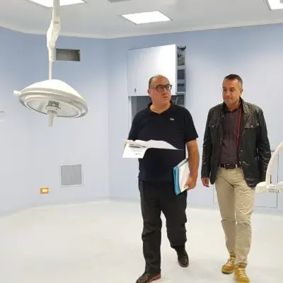 Castrovillari, ospedale \"Ferrari\": visita ispettiva di Guccione [FOTO]