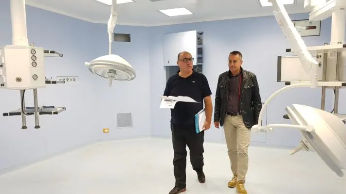Castrovillari, ospedale \"Ferrari\": visita ispettiva di Guccione [FOTO]