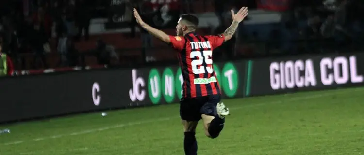 Tutino: «Ora prepariamo la gara di Crotone. Grazie a Baez per gli assist»