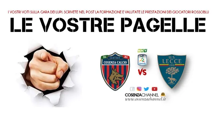 Per i tifosi il migliore è Tutino. Cosenza-Lecce: le vostre pagelle