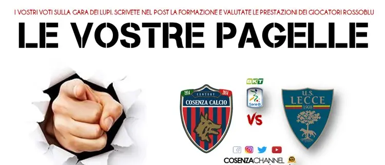 Per i tifosi il migliore è Tutino. Cosenza-Lecce: le vostre pagelle