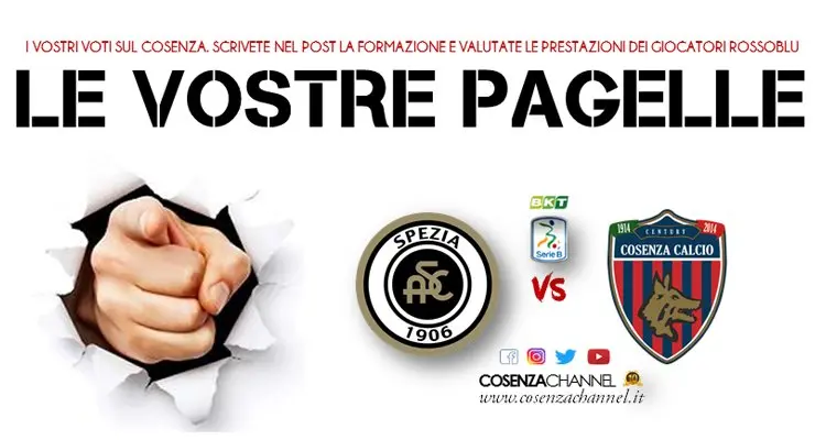 Per i tifosi nessuna sufficienza. Spezia-Cosenza: le pagelle dei tifosi