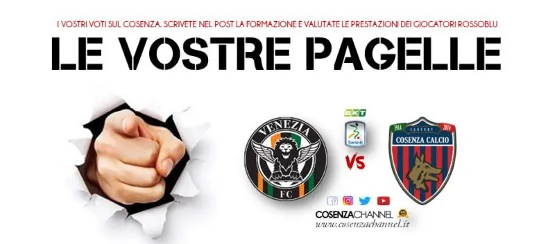 Per i tifosi Braglia è un mago. Venezia-Cosenza: le pagelle dei tifosi