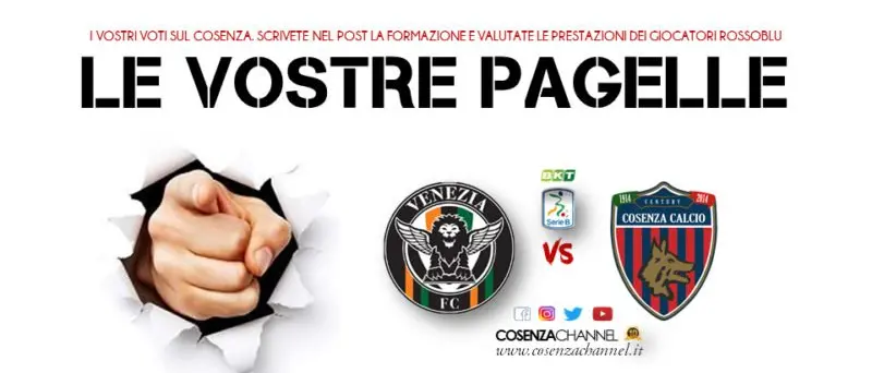 Per i tifosi Braglia è un mago. Venezia-Cosenza: le pagelle dei tifosi