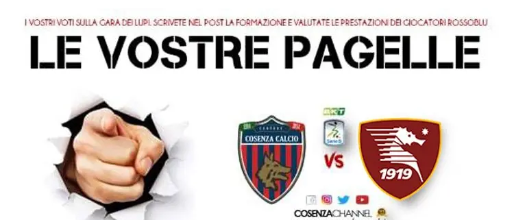 Dermaku-Legittimo al top. Cosenza-Salernitana: le pagelle dei tifosi