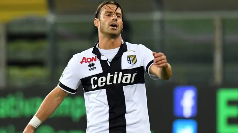 PARMA, ITALY - SEPTEMBER 19: Emanuele Calai\\u00F2 of Parma Calcio reacts during the Serie B match between Parma Calcio and Empoli FC on September 19, 2017 in Parma, Italy. (Photo by Getty Images/Getty Images) , Getty Images