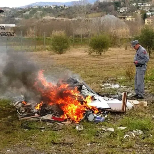 Deferito amministratore di società per combustione illecita di rifiuti