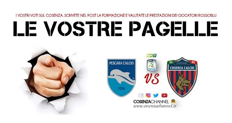 Hristov, voti alti. Pescara-Cosenza: le pagelle dei tifosi