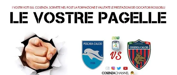 Hristov, voti alti. Pescara-Cosenza: le pagelle dei tifosi