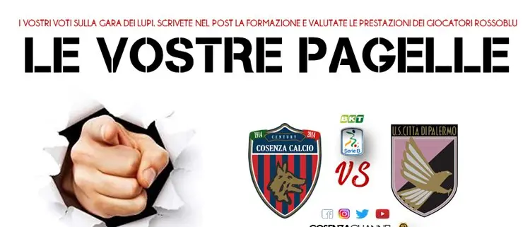 Maniero e Braglia, voti alti. Cosenza-Palermo: le pagelle dei tifosi