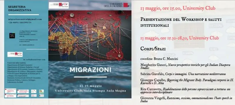 All'Unical c'è il Workshop “Migrazioni”: si parte il 13 maggio
