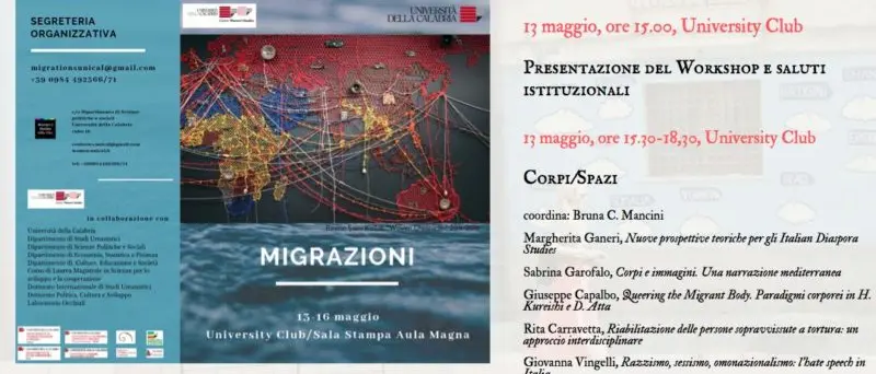 All'Unical c'è il Workshop “Migrazioni”: si parte il 13 maggio