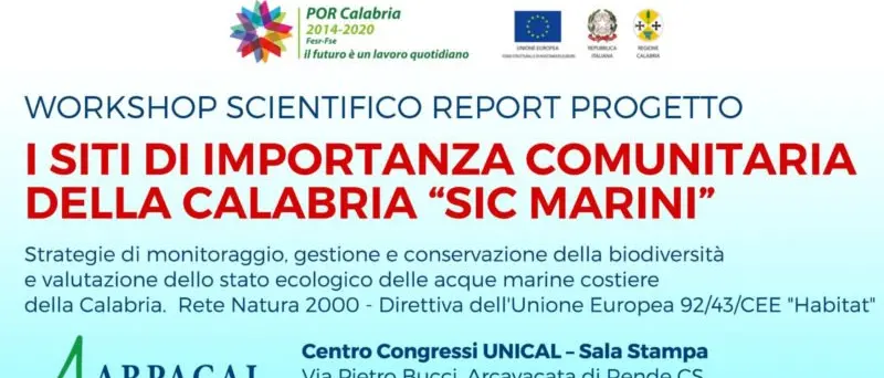 Arcapal, Workshop all'Unical sui \"Sic Marini\" calabresi