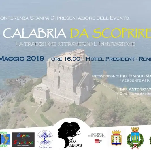 \"Calabria da scoprire: la tradizione attraverso l'innovazione\": sabato 18 la presentazione dell'evento