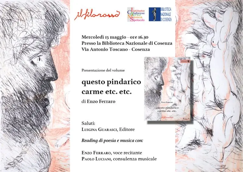 Mercoledì Enzo Ferraro presenta il suo nuovo libro alla Biblioteca Nazionale