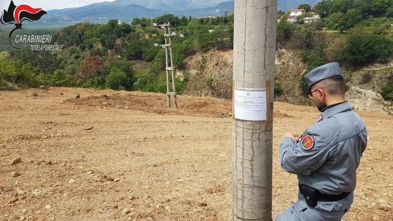 Violazione ambientale a Castrovillari: sequestrato terreno