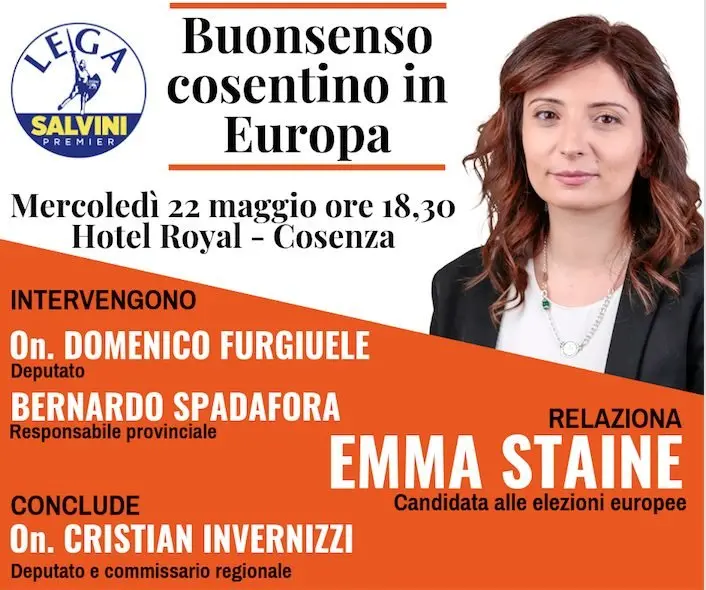 \"Buonsenso cosentino in Europa\", la Lega incontra i cittadini