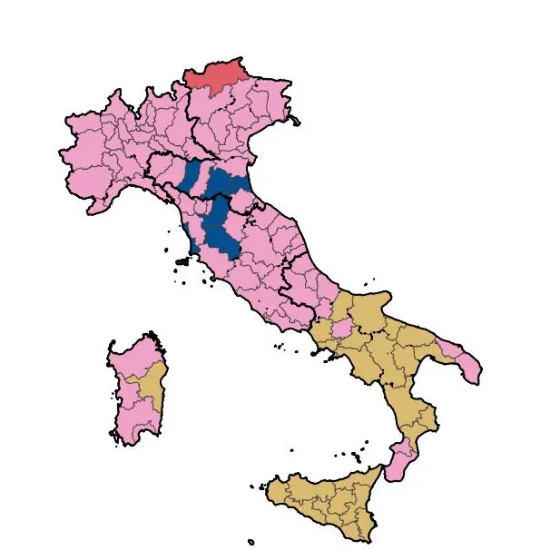 EUROPEE 2019 | L'Italia divisa in province: valanga di voti per la Lega