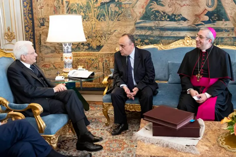 Al Presidente della Repubblica Sergio Mattarella il Codex Purpureus Rossanensis
