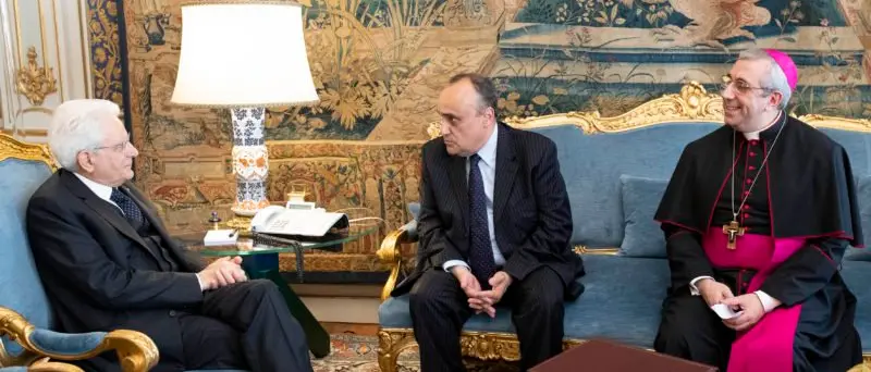 Al Presidente della Repubblica Sergio Mattarella il Codex Purpureus Rossanensis