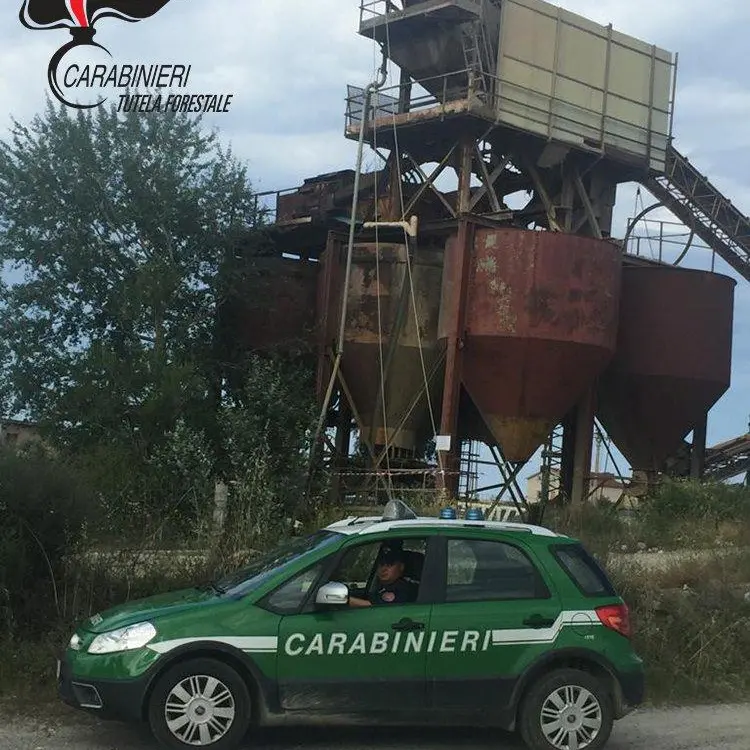 Crosia, posto sotto sequestro impianto di lavaggio inerti
