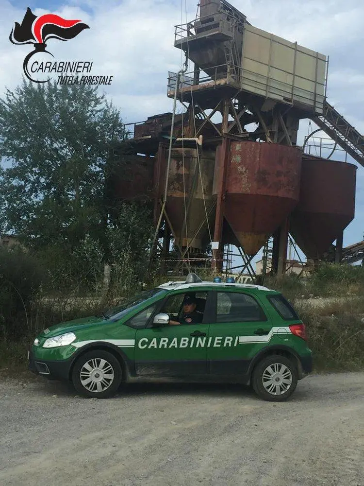 Crosia, posto sotto sequestro impianto di lavaggio inerti