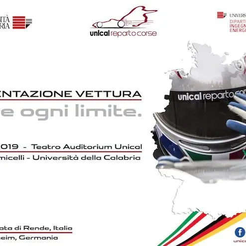 Formula Student Germany, Unical Reparto Corse presenta la sua vettura