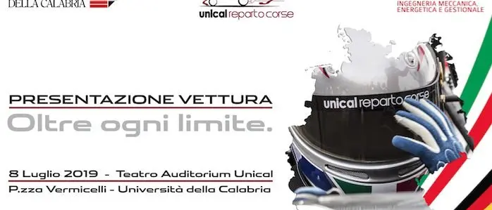 Formula Student Germany, Unical Reparto Corse presenta la sua vettura