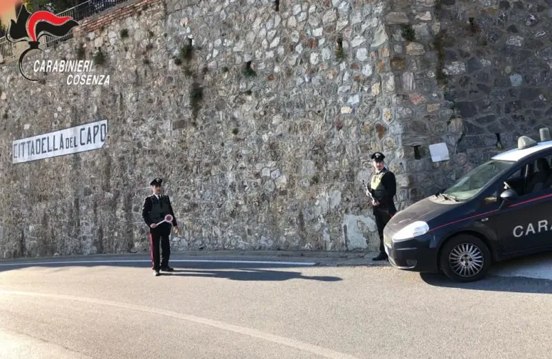 Tentato furto a Diamante, arrestato giovane pregiudicato campano