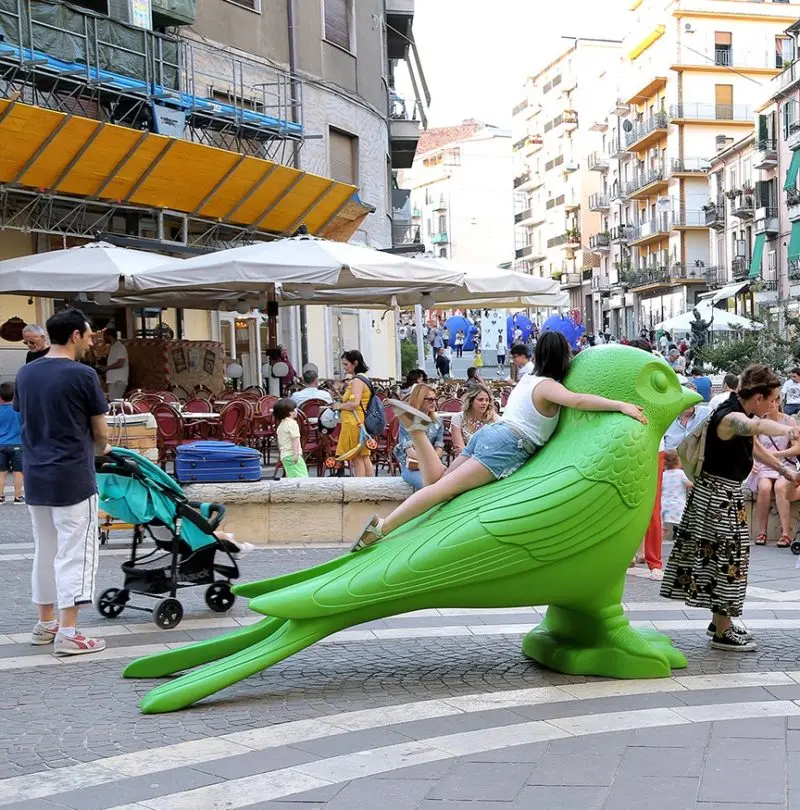 Le opere di Cracking Art invadono la città di Cosenza